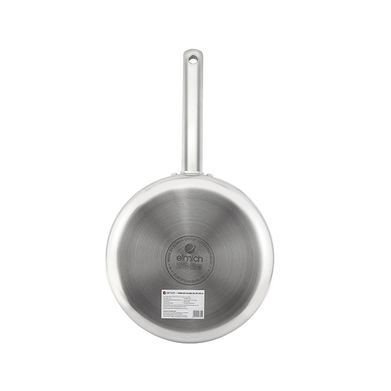 Chảo chống dính cao cấp Inox 304 liền khối Elmich Tri-Max XS EL-3752 đường kính 24cm - Hàng chính hãng