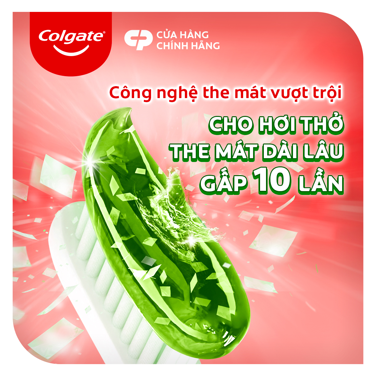 Bộ 4 Kem đánh răng Colgate Trà Xanh the mát Maxfresh 230g/tuýp tặng bàn chải đánh răng lông tơ cao cấp