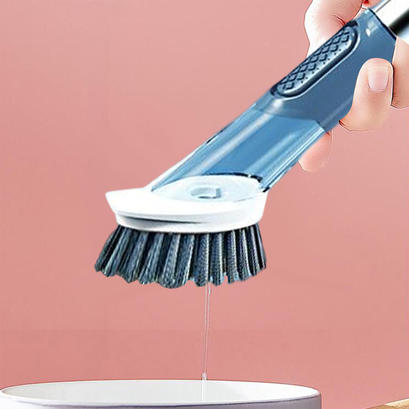3in1 Washing up Soap Dispensing Dish Cleaning Brush Dish Washing for Kitchen