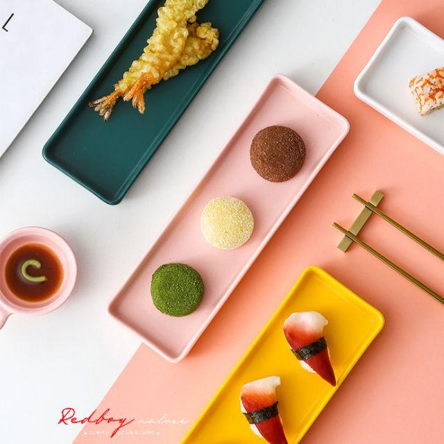 DĨA HÌNH CHỮ NHẬT DÀI 6 MÀU