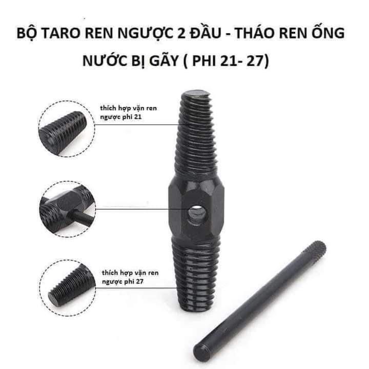 Vặn Ren Gẫy 2 Đầu Φ21và Φ27.