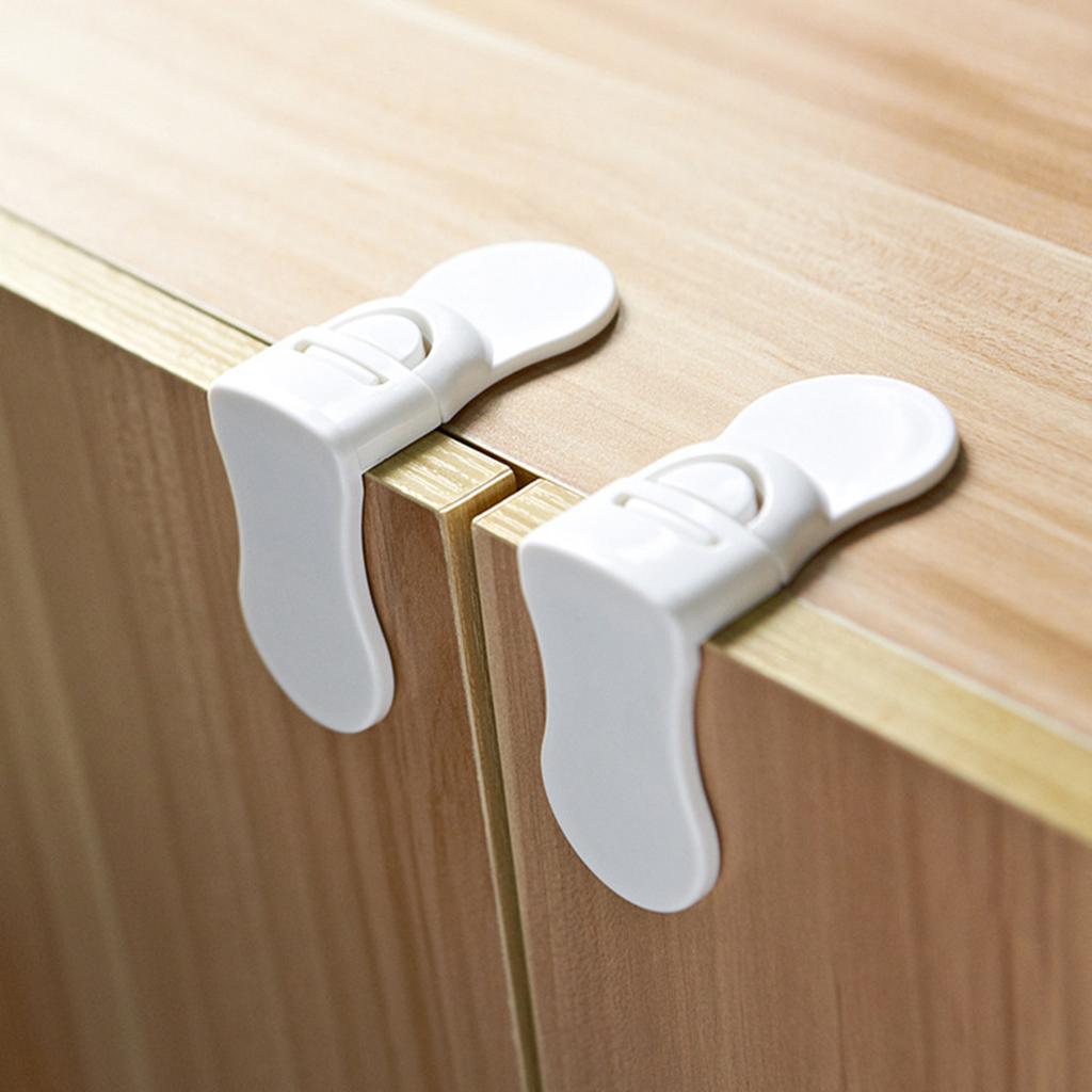 5x Baby Drawer Cupboard Cabinet Toilet Seat Door Drawers Safety Lock Latch