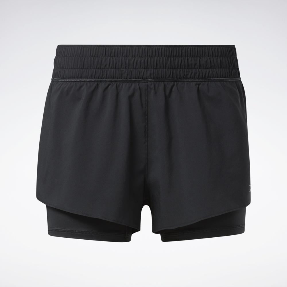 Quần Thể Thao Nữ Reebok Chạy Bộ WOR Run 2 in 1 Short GR9511