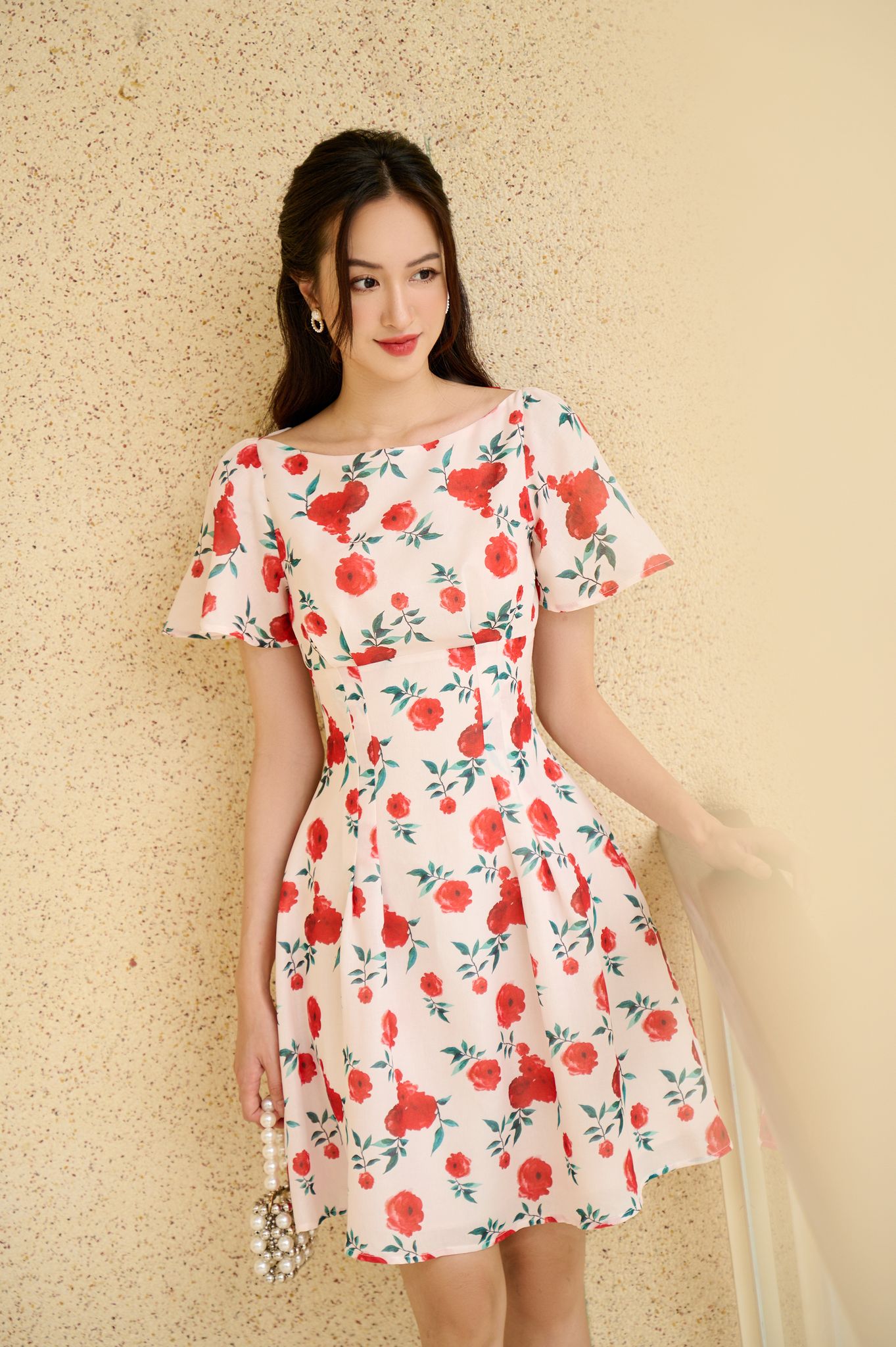 OLV - Đầm Red Rosie Dress