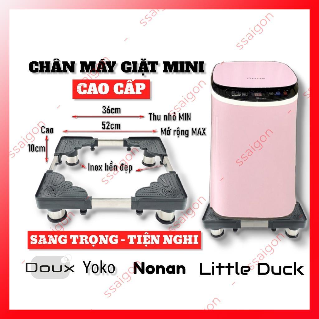 Chân đế máy giặt mini và máy lọc nước trụ Inox cao cấp
