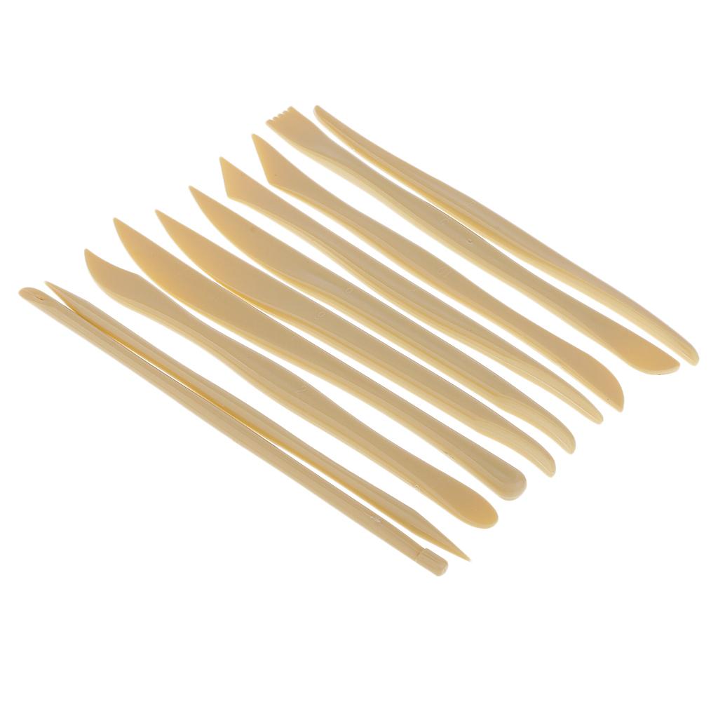 10 Pcs DIY Tools for Clay Pottery Ceramic Sculpting Sculpture Carving Clay