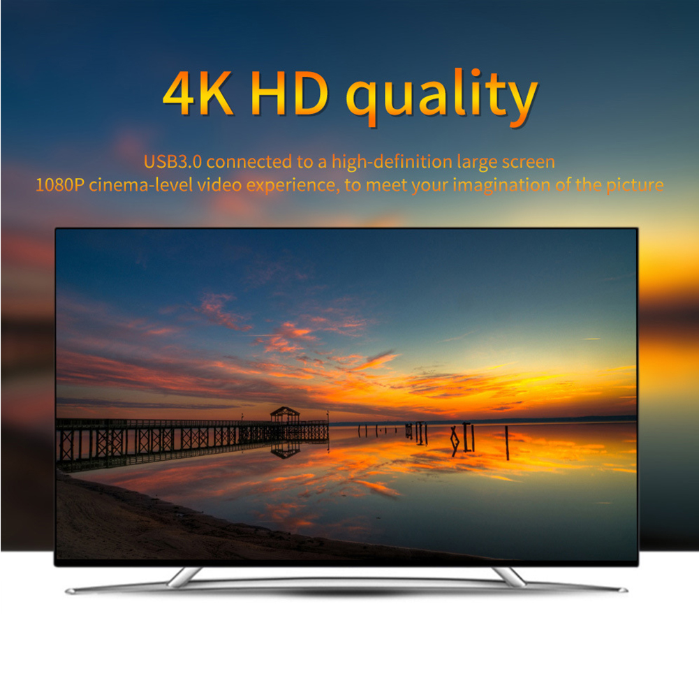 Cáp HDMI to USB 3.0 Video Capture Card 1080P 60FPS - Hỗ Trợ Live Stream, Ghi Hình Từ Điện Thoại, Camera, PS4, XBOX