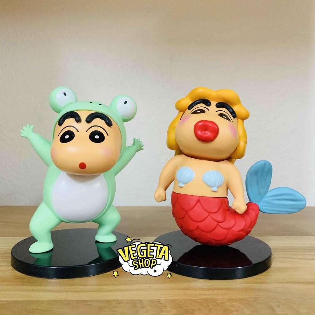 Mô hình Shin Cậu bé bút chì Shinnosuke - Shin chan Cosplay dễ thương bền màu chất liệu an toàn Đồ chơi quà tặng - 9~10cm