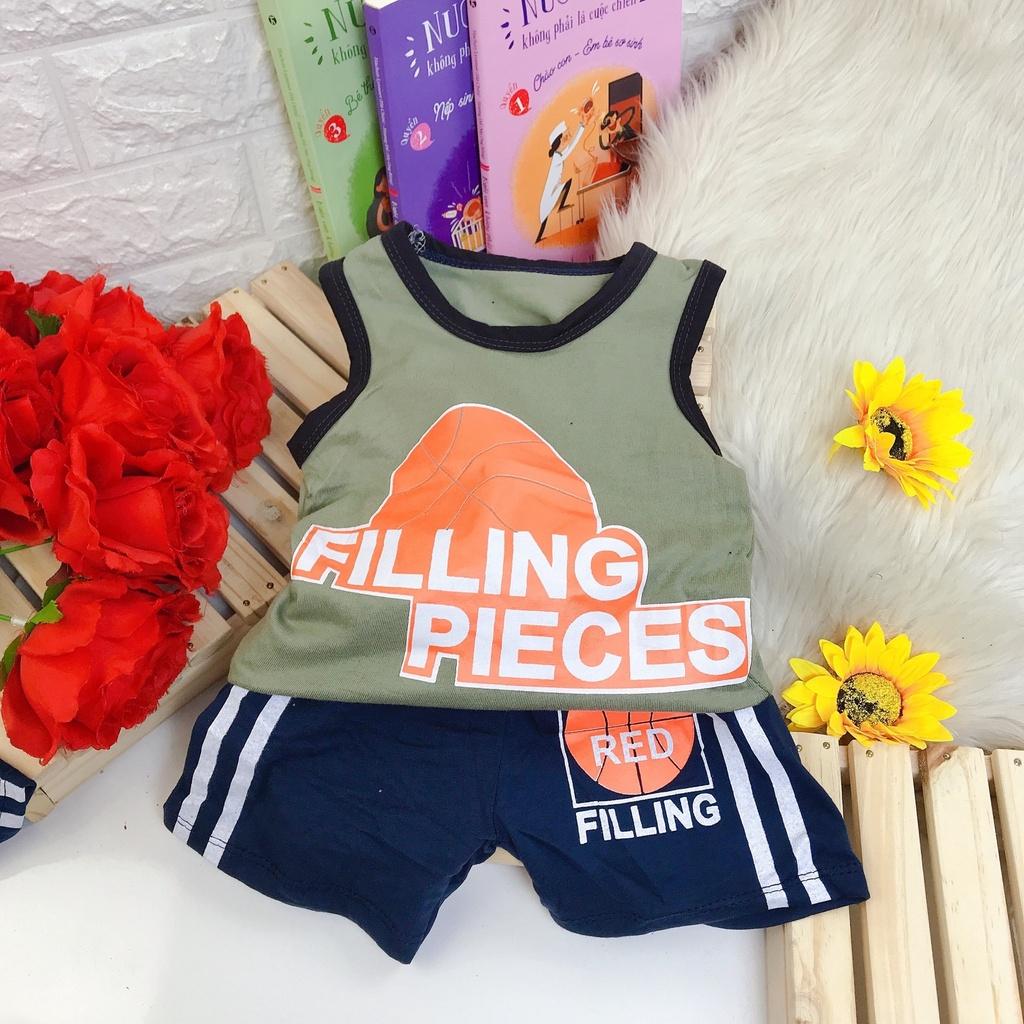 Bộ thể thao ba lỗ Chất liệu cotton co giãn 4 chiều