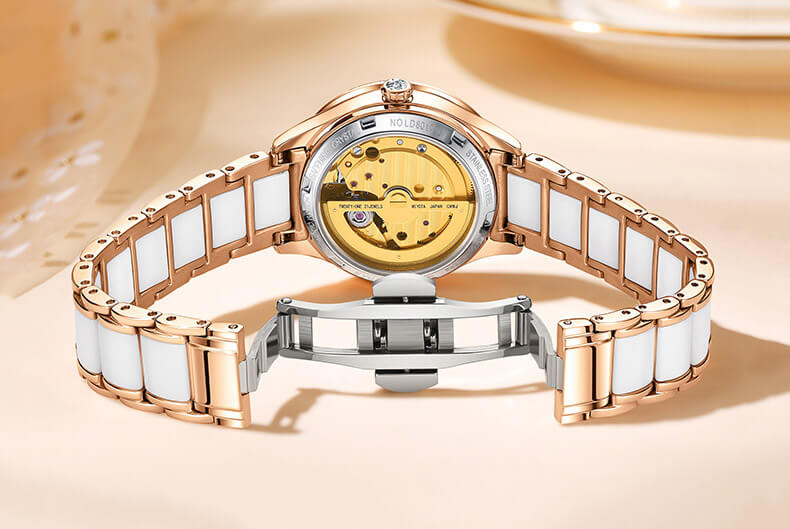 Đồng hồ nữ chính hãng LEONIDAS LD80151-1 Kính sapphire ,chống xước ,Chống nước 50m ,Bh 24 tháng,Máy cơ ( Automatic)