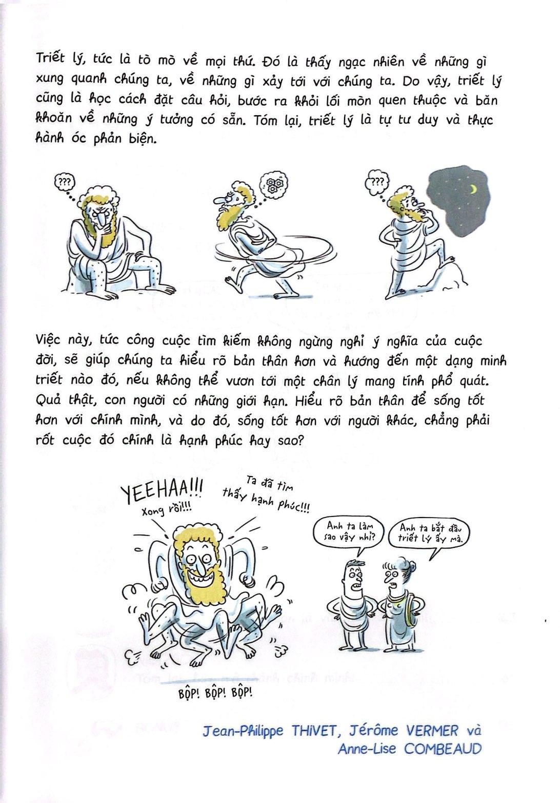 Sách - Philocomix - Tập 1 - Các Triết Gia Vĩ Đại Nói Gì Về Hạnh Phúc