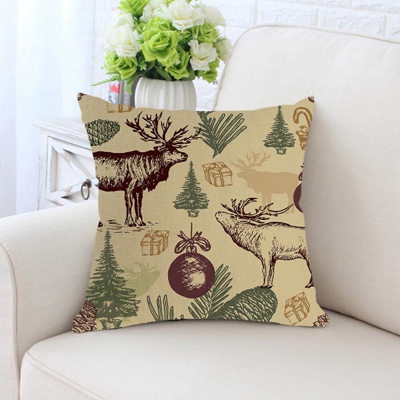 Vỏ Gối Trang Trí Chủ Đề Giáng Sinh