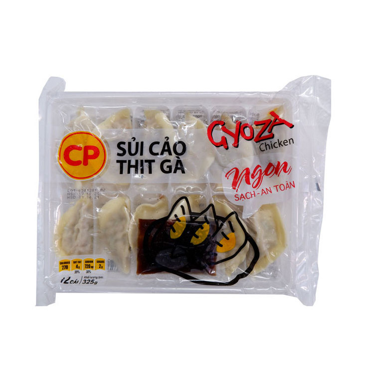 - Sủi cảo thịt gà CP - Loại 325g