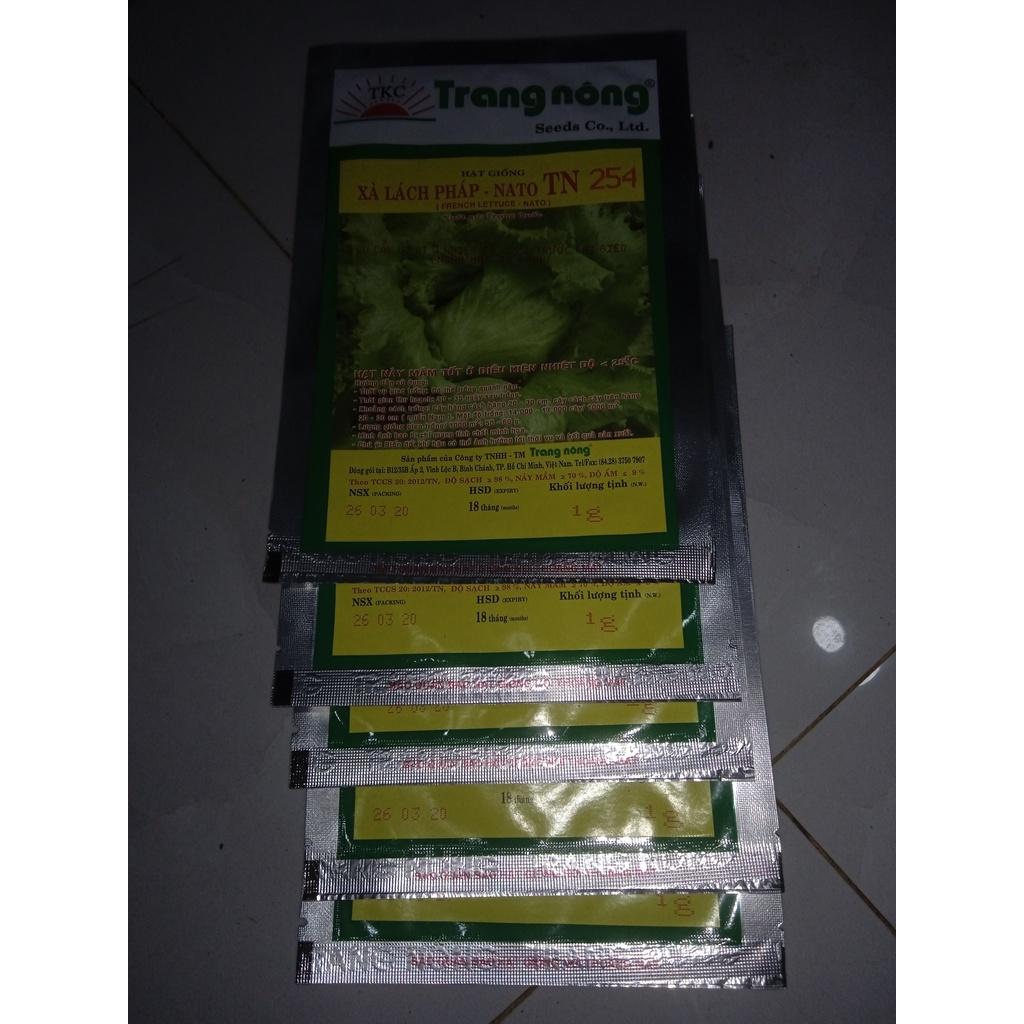 Hạt giống xà lách Pháp - Nato 1gr