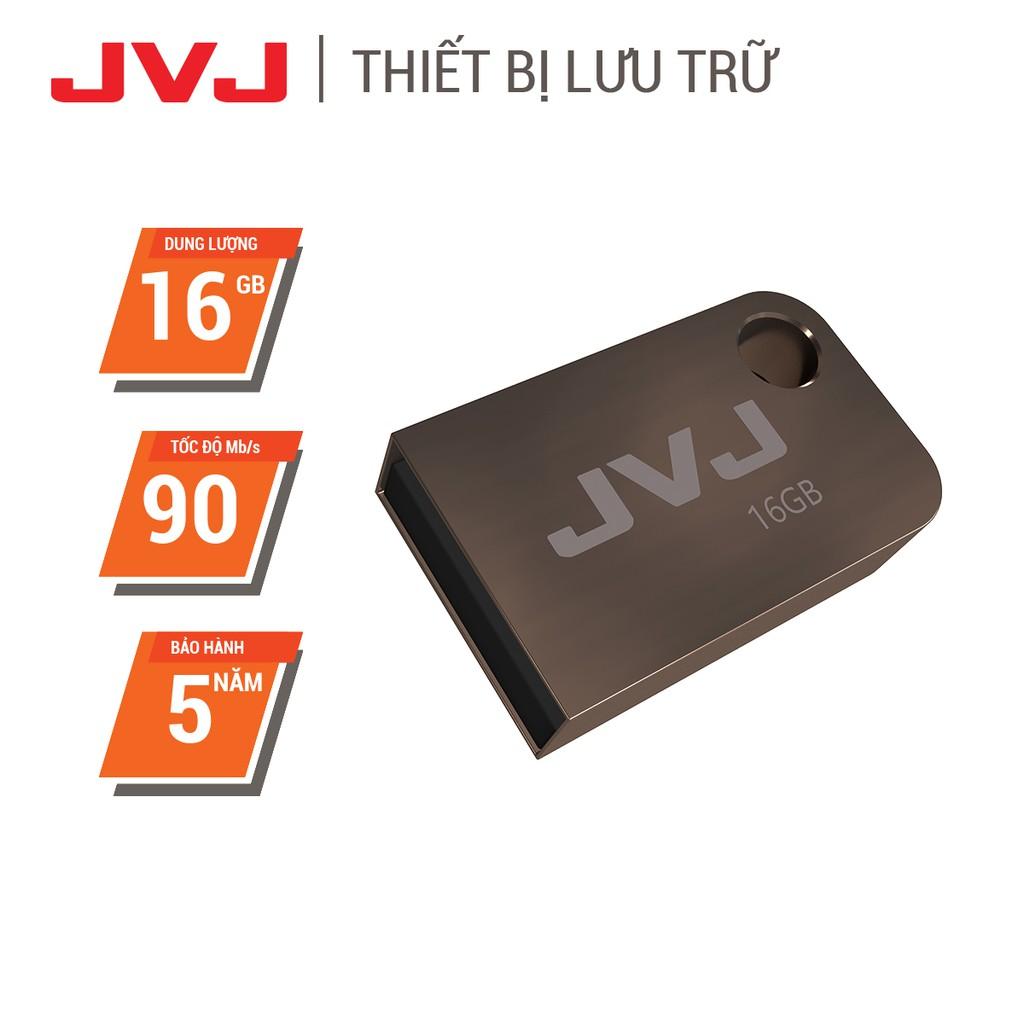 USB 64Gb/32Gb/16Gb 2.0 JVJ FLASH S2 siêu nhỏ vỏ kim loại -  tốc độ 100MB/s chống nước chống nhiệt - Hàng Chính Hãng