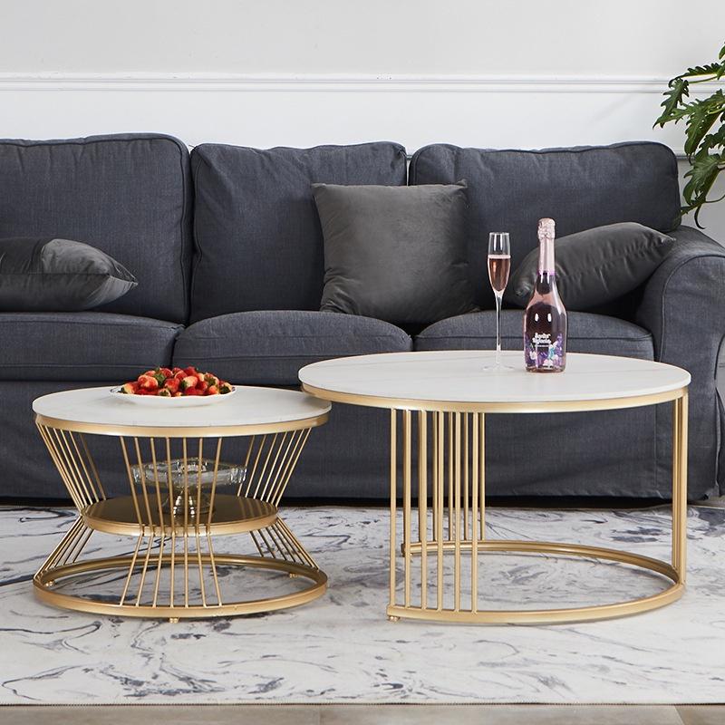 Bàn trà sofa mặt đá CERAMIC nhập khẩu khung sắt sơn tĩnh điện phong các hiện đại - bảo hành 1 năm