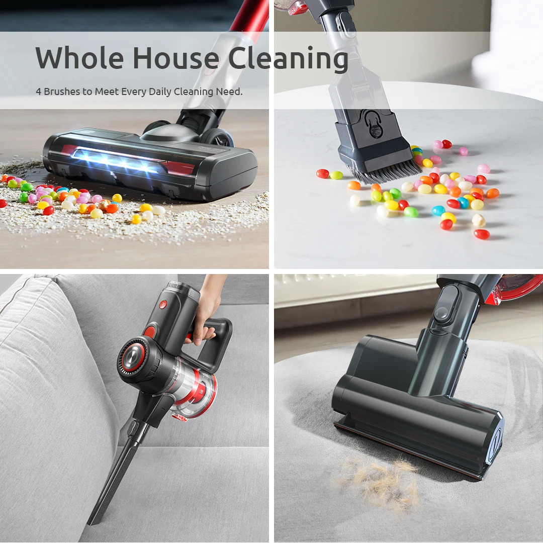 Máy hút bụi cầm tay không dây Kyvol V20 công suất lớn 25000Pa dùng Pin xạc - Hàng Chính Hãng