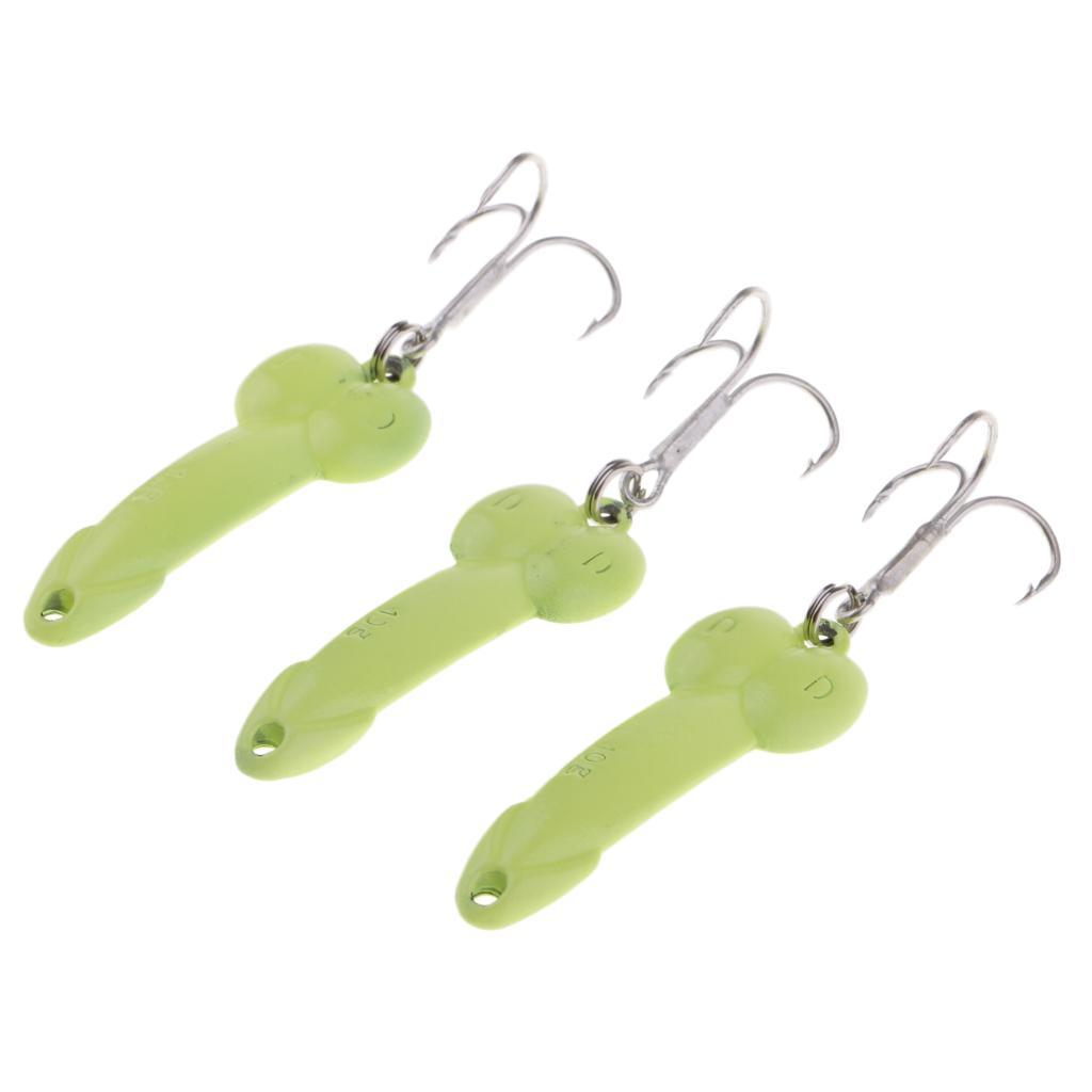 3Pcs 4.5cm Artificial Simulation Metal Sequins Metal Sequins Fishing Hooks