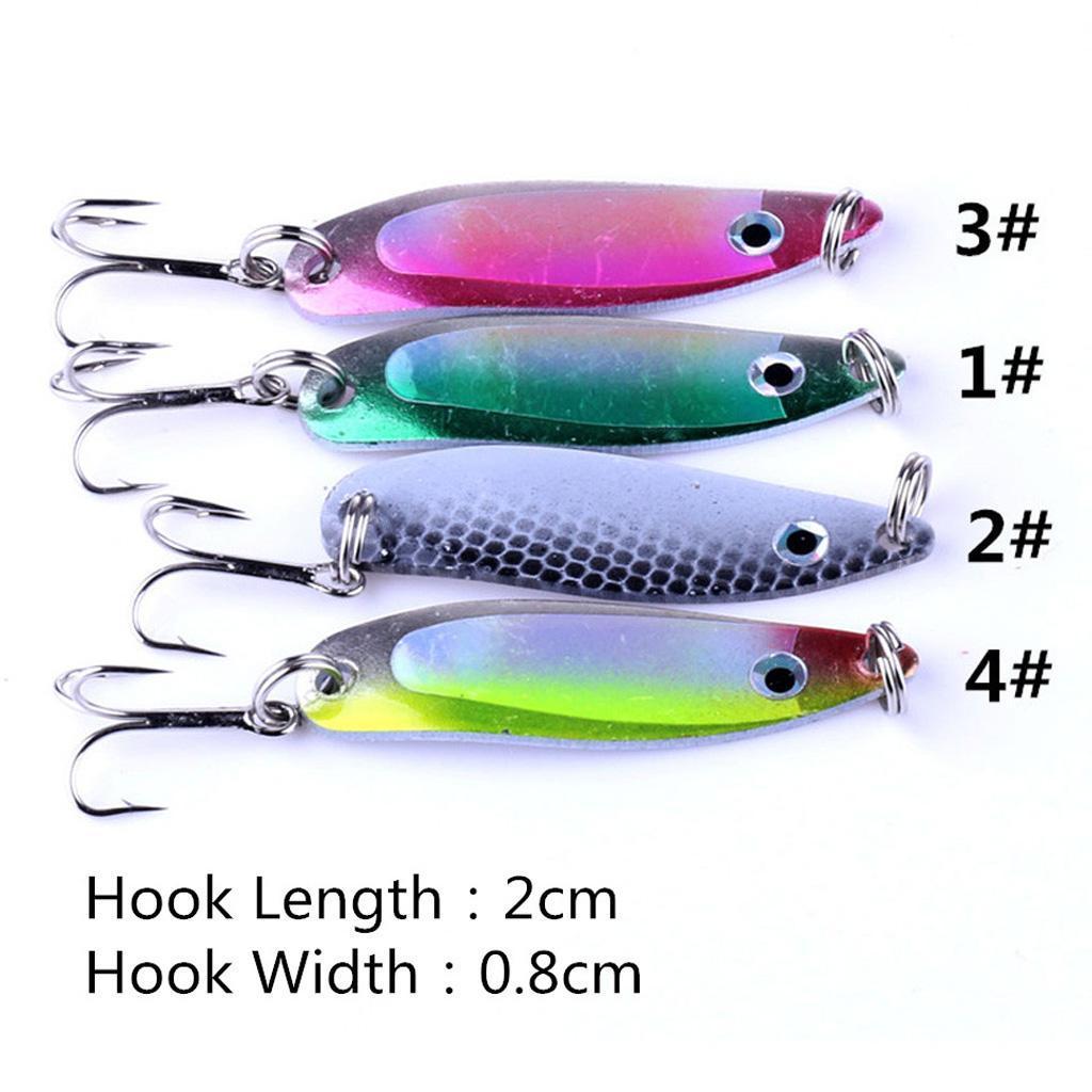 5pcs 7 cm/6.9 g Fishing Lures Tackle Hard Bait Artificial Sequins Bait Bionic Fish Baits