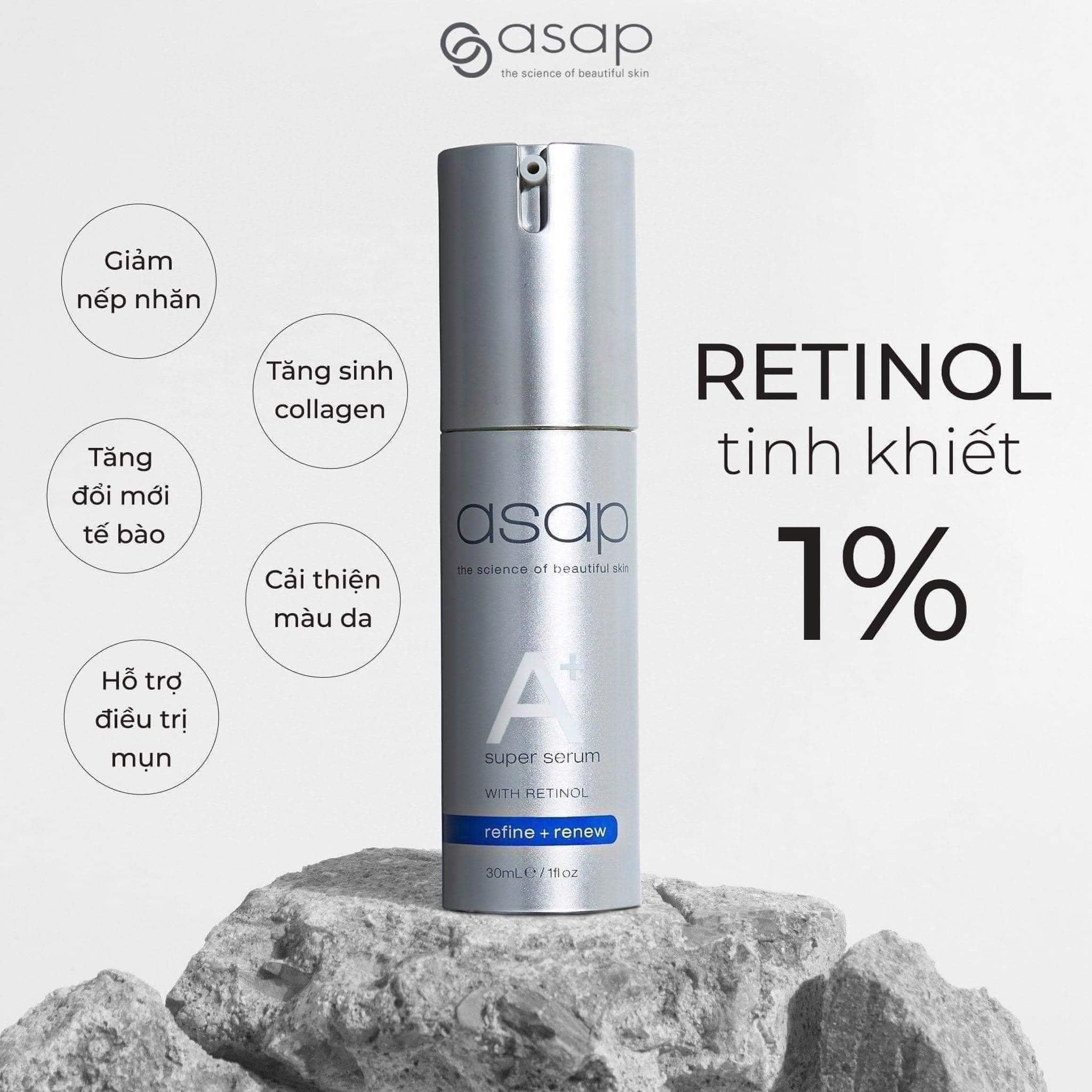 Asap serum tái tạo tế bào và trẻ hóa A+ super 30ml