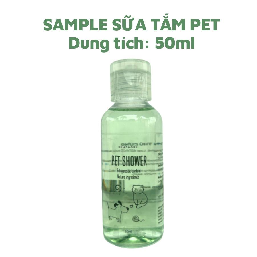 COMBO 3 CHAI SAMPLE SỮA TẮM TRỊ VE - SỮA TẮM KHỬ MÙI DƯỠNG LÔNG VÀ XỊT KHỬ MÙI VỆ SINH KHỬ MÙI NƯỚC TIỂU