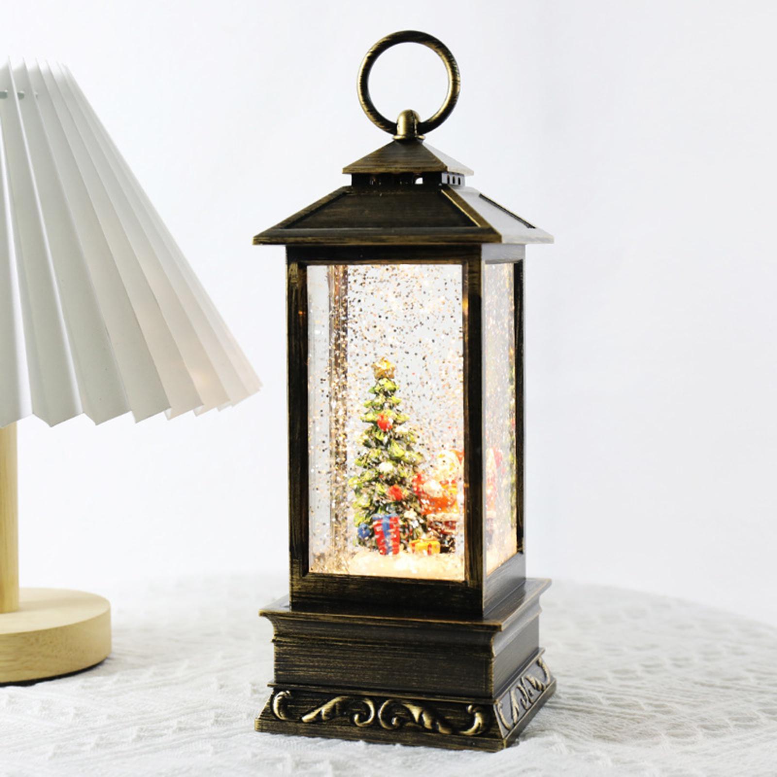 Christmas Lantern Music Box Kids Gift Decoration with Light Birthday Gift