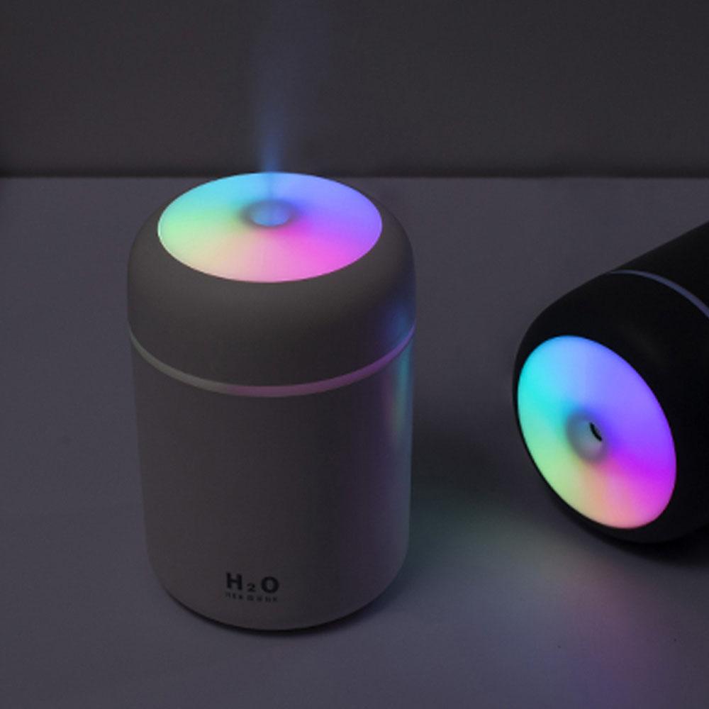 Máy Phun Sương Tạo Ẩm Không Khí 300Ml Siêu Âm Tinh Máy Khuếch Tán Tinh Dầu USB Thoáng Mát Phun Sương Tạo Máy Lọc Xông Phòng Cho Xe Hơi Tại Nhà