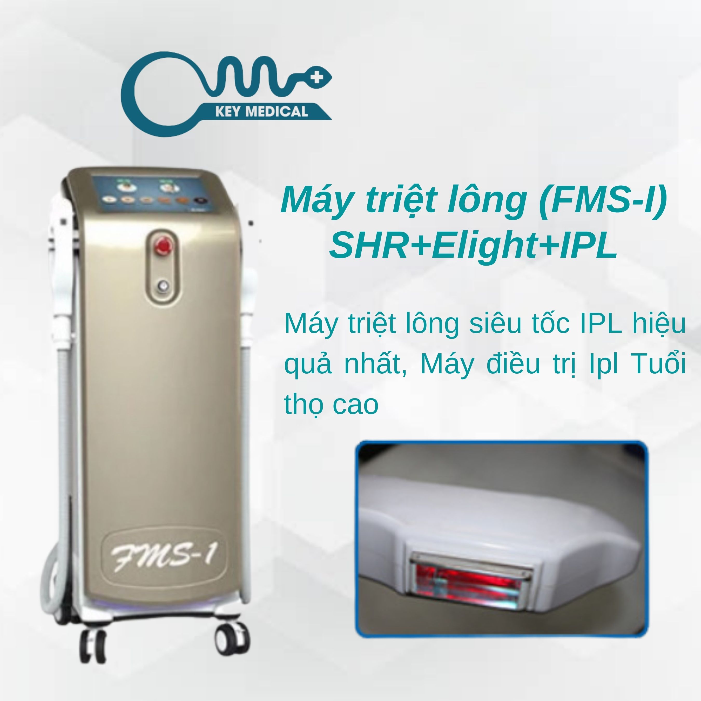 Máy triệt lông SHR+Elight+IPL (FMS-I)