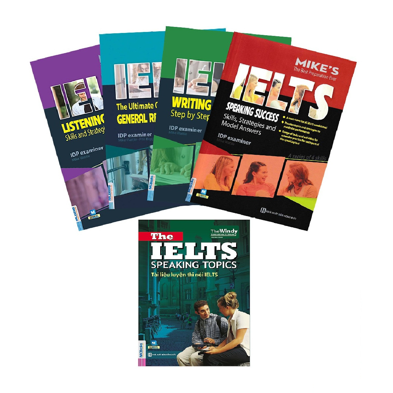 Combo Trọn Bộ General Ielts Mike+Tài Liệu Luyện Thi Nói IELTS - The IELTS Speaking Topics With Answers