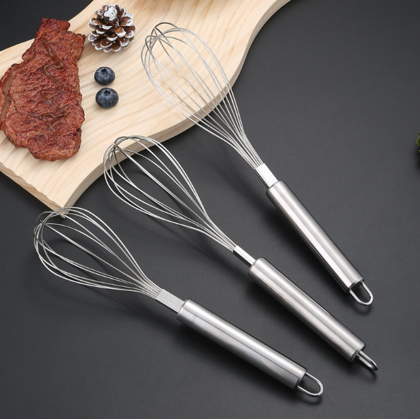 Dụng cụ đánh trứng / đánh bột bằng Inox cầm tay đa năng