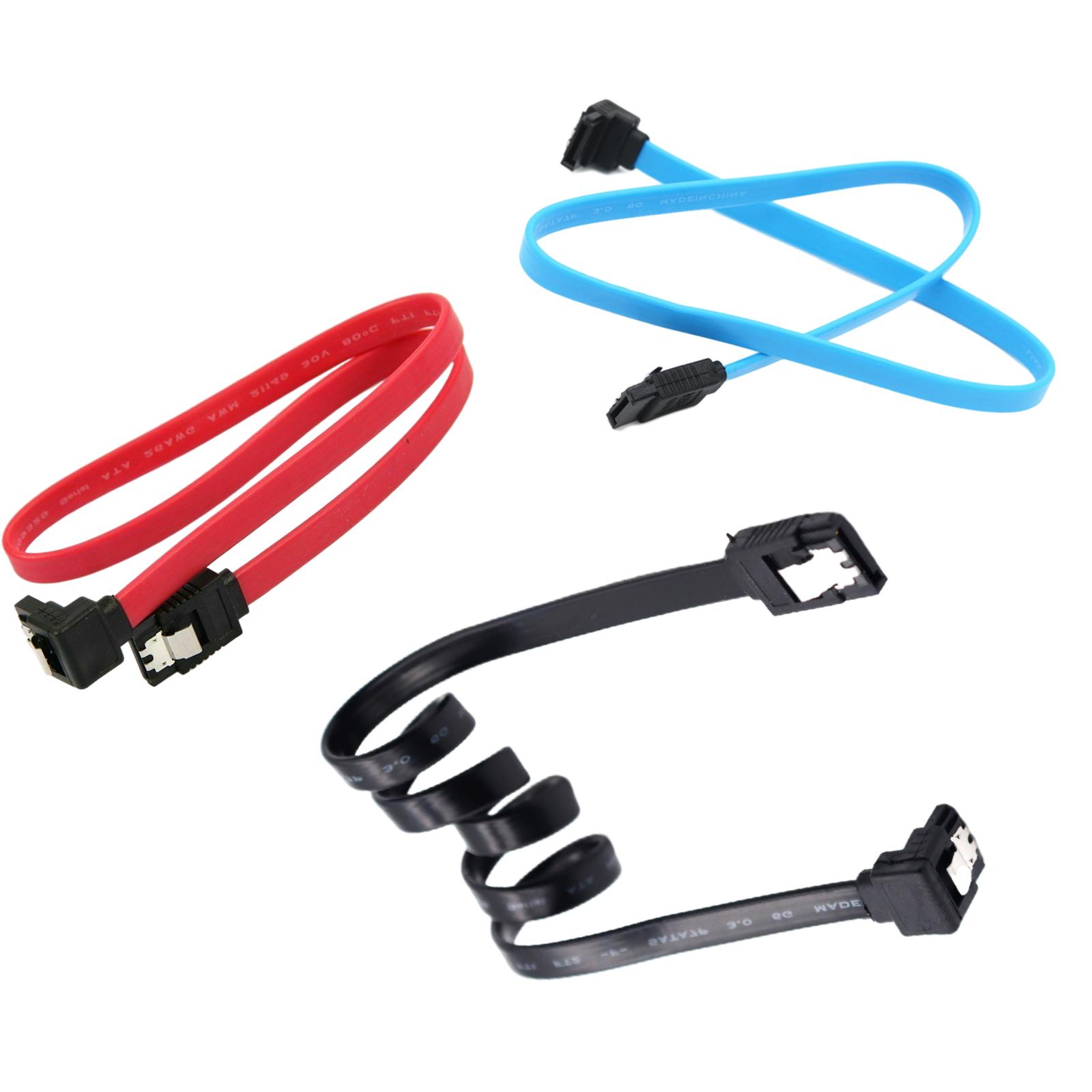 SATA 3.0 SATA III 6GB Data Cable with PVC Cable Jacket Foamed Polyolefin Insulation for SATA HDD PC Desktop Computer Motherboard