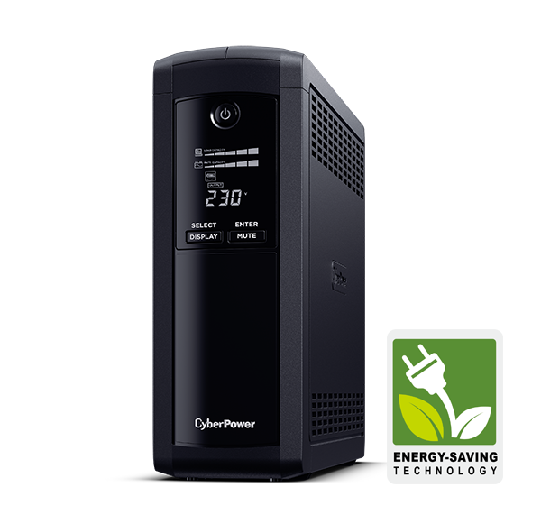 Bộ lưu điện UPS CyberPower VALUE Pro VP1000ELCD - 1000VA/550W - Tích hợp điều khiển Nas, Màn hình hiển thị LCD, dòng sản phẩm cao cấp - Hàng Chính Hãng