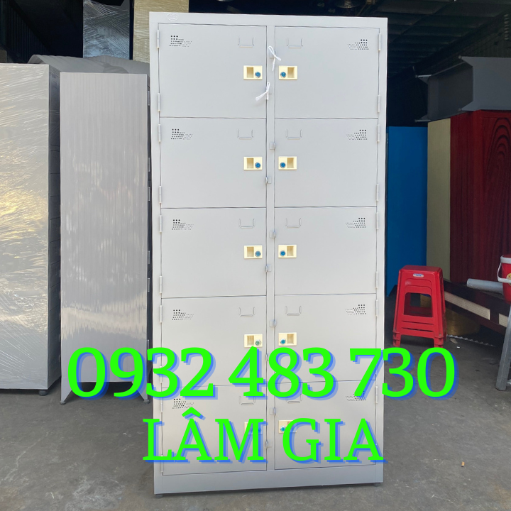 Tủ Hồ Sơ Locker Văn Phòng 10 cửa cao cấp 1m8x90