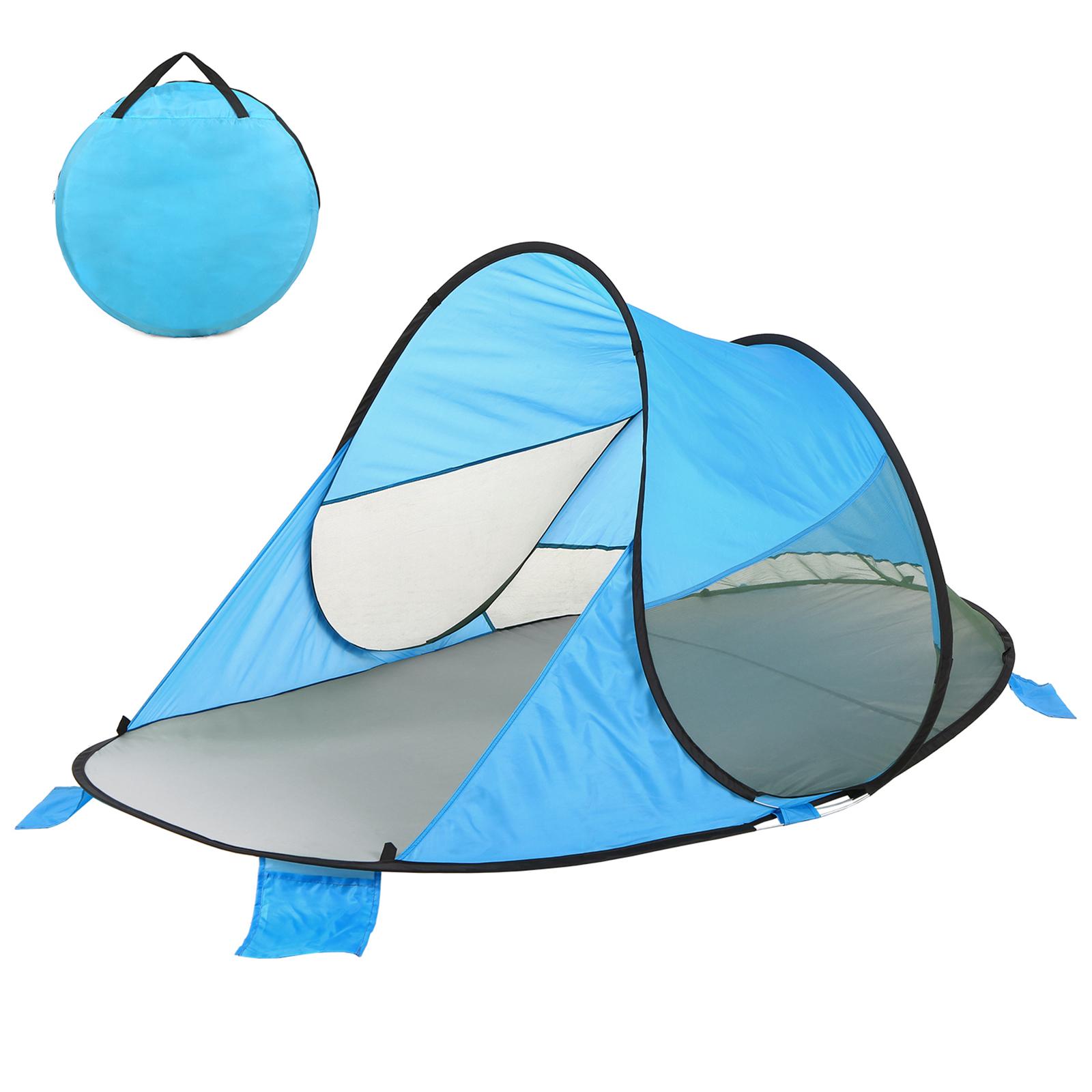 Lều che nắng tự bung làm vải polyester 190T,chống tia cực tím chống nước phù hợp đi biển cắm trại ngoài trời