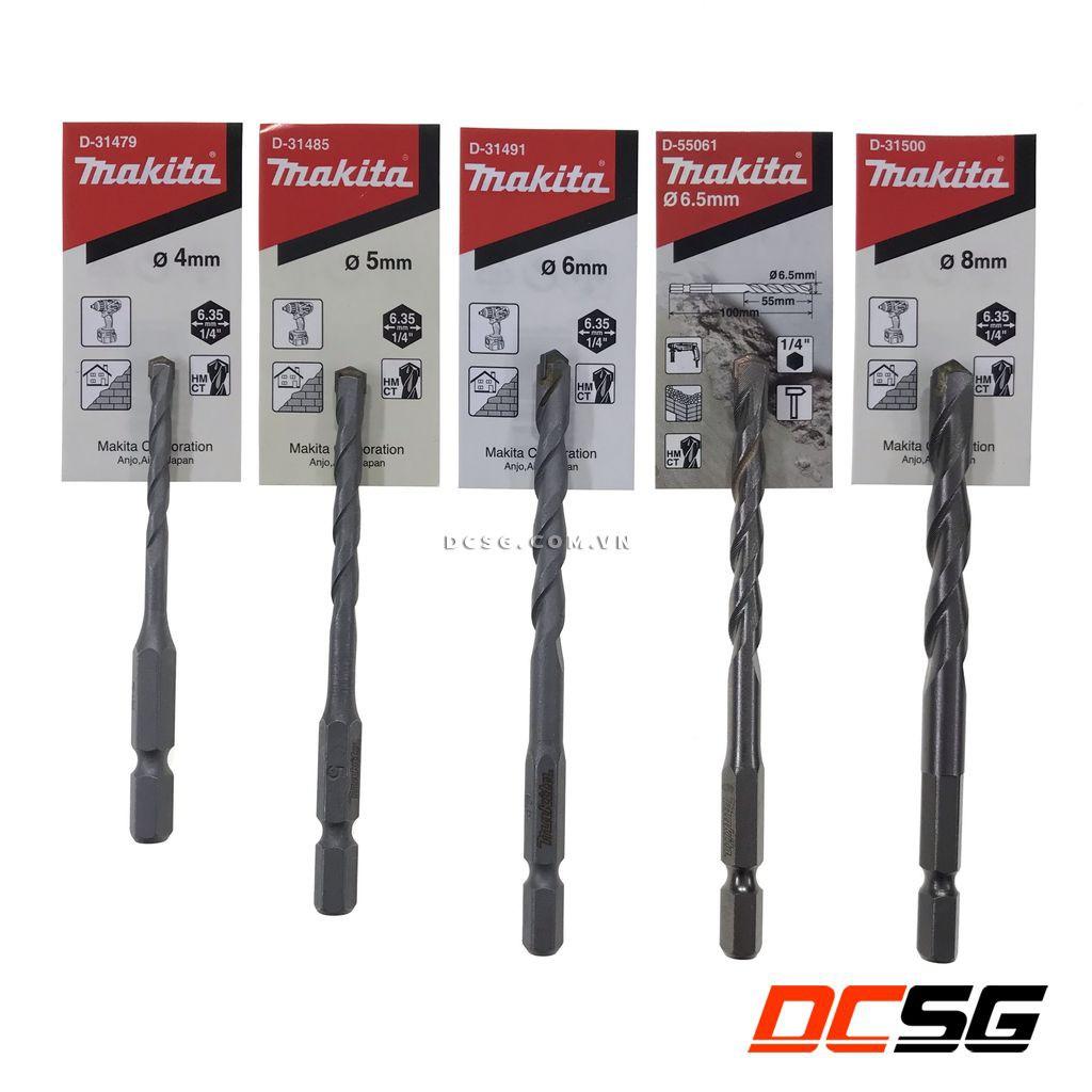 Mũi khoan tường chuôi lục giác 1/4"-NZ Makita| DCSG