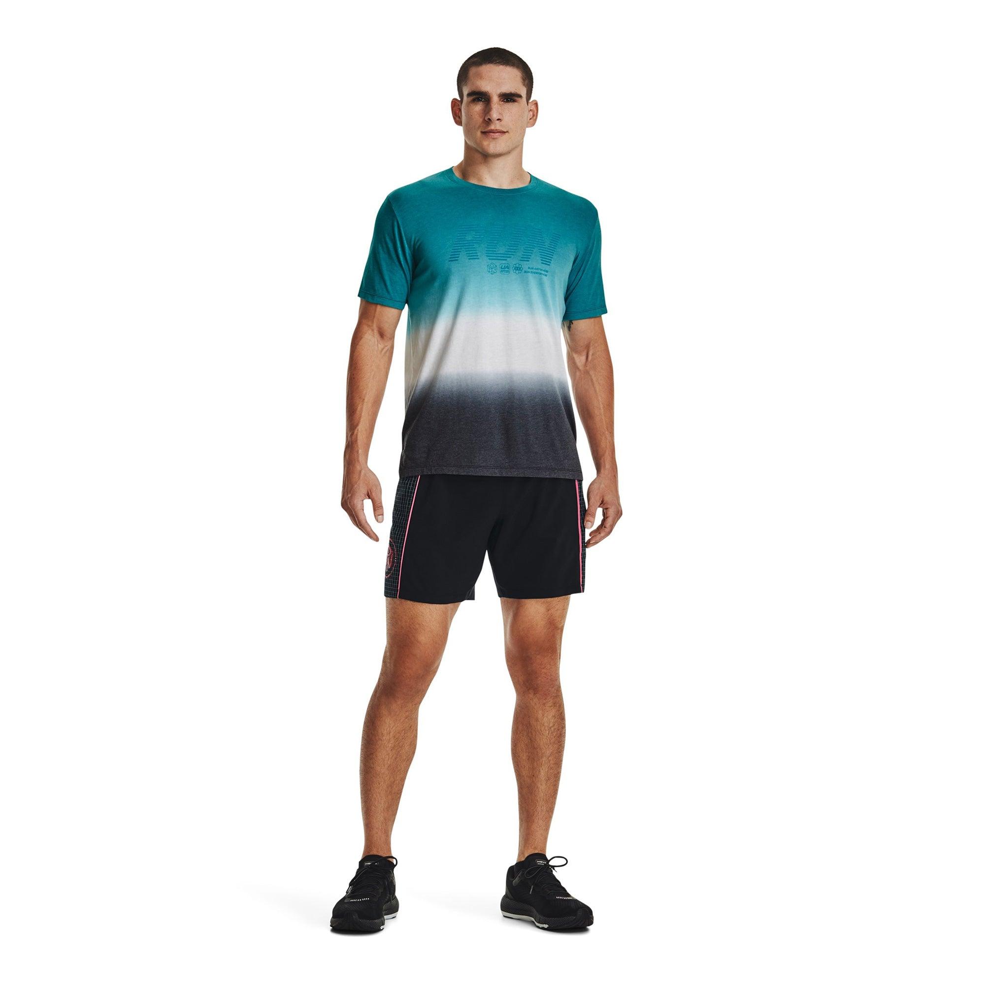 Áo thun tay ngắn thể thao nam Under Armour Run Anywhere - 1370329-452