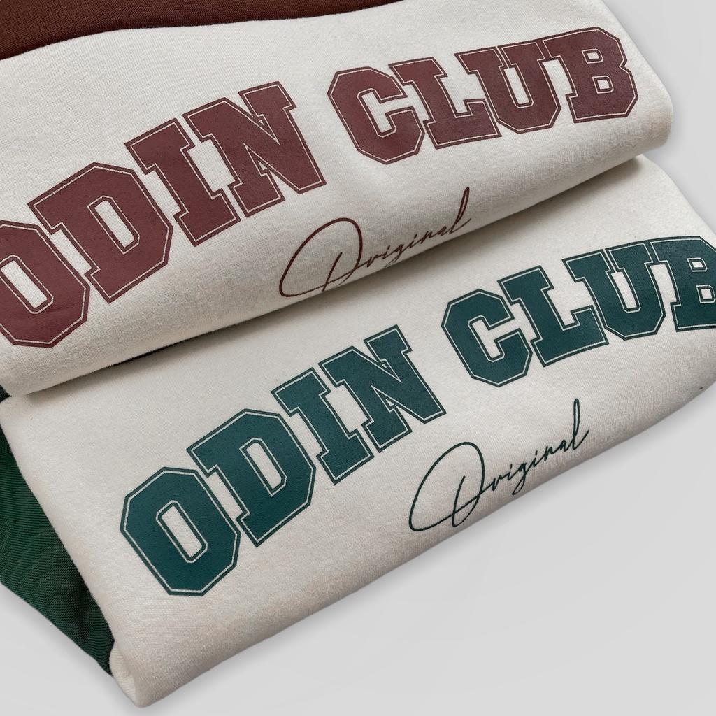 Áo Hoodie oversize ODIN CLUB Striped Original, Áo hoodie form rộng nam nữ ODIN, Local Brand ODIN CLUB