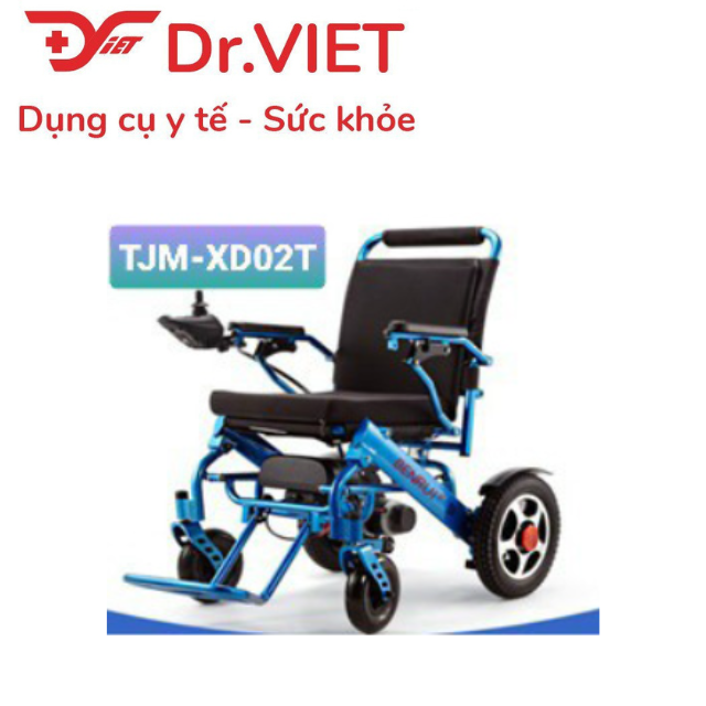 Xe lăn cao cấp TAJERMY TJM-XD02T hiện đại, nhỏ gọn, thuận lợi