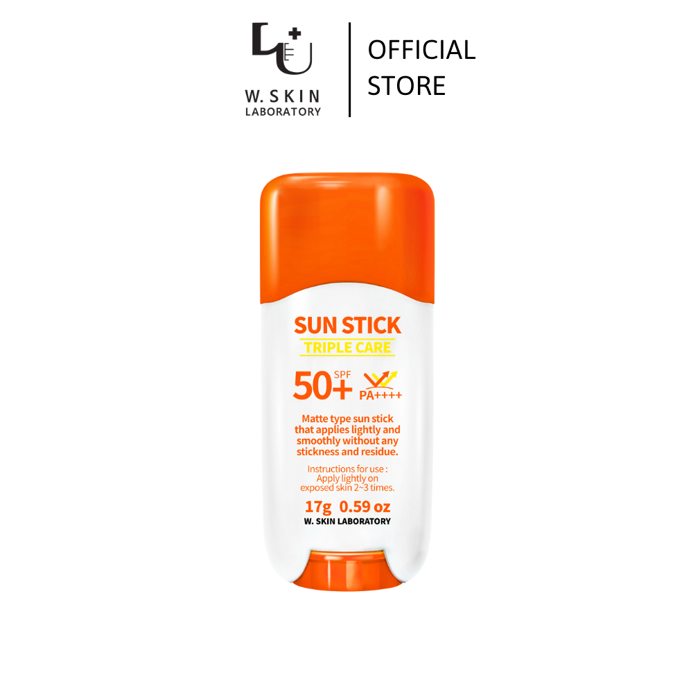 Kem chống nắng dạng sáp lụa TRIPLE CARE SUN STICK SPF50+ PA++++  kết cấu mỏng nhẹ, không gây bết dính, không để lại vệt trắng trên da, thiết kế tiện lợi, dễ dàng mang theo
