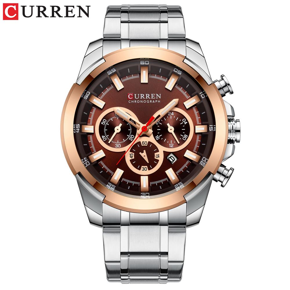 Đồng hồ Curren Men Businiess Vỏ hợp kim cổ điển tinh tế,đeo tay bằng thép không gỉ ,không thấm nước
