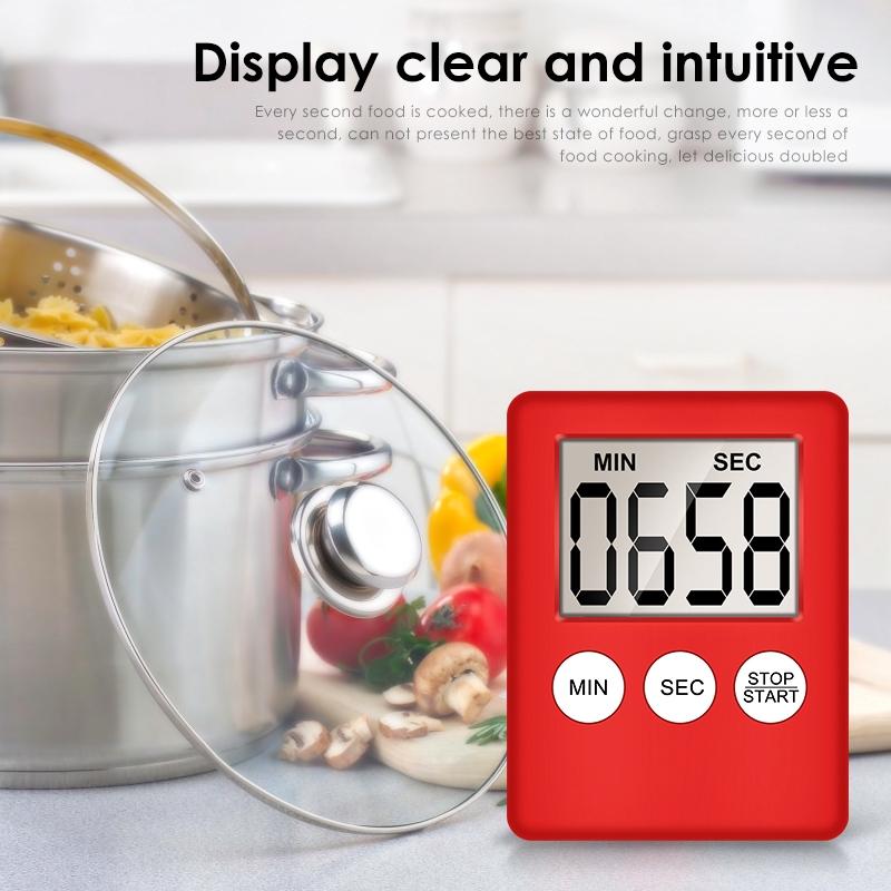 Đồng Hồ Hẹn Giờ Nấu Ăn Màn Hình Lcd Tiện Dụng