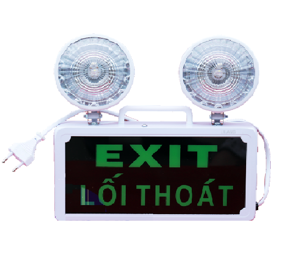 ĐÈN SỰ CỐ KẾT HỢP EXIT LED - KHẨN CẤP EMERGENCY - THOÁT HIỂM GA