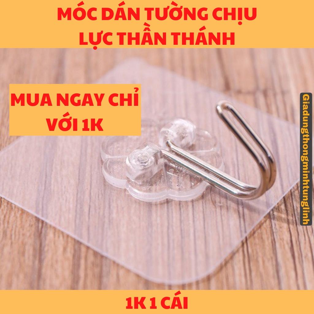 Móc dán tường chịu lực thần thánh 6x6cm - siêu dính chắc cho các mẹ