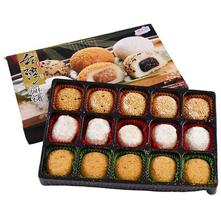 Bánh Mochi YUKI&amp;LOVE Đài Loan tổng hợp Taiwan Mochi (Mixed) 450g (15 bánh/hộp)