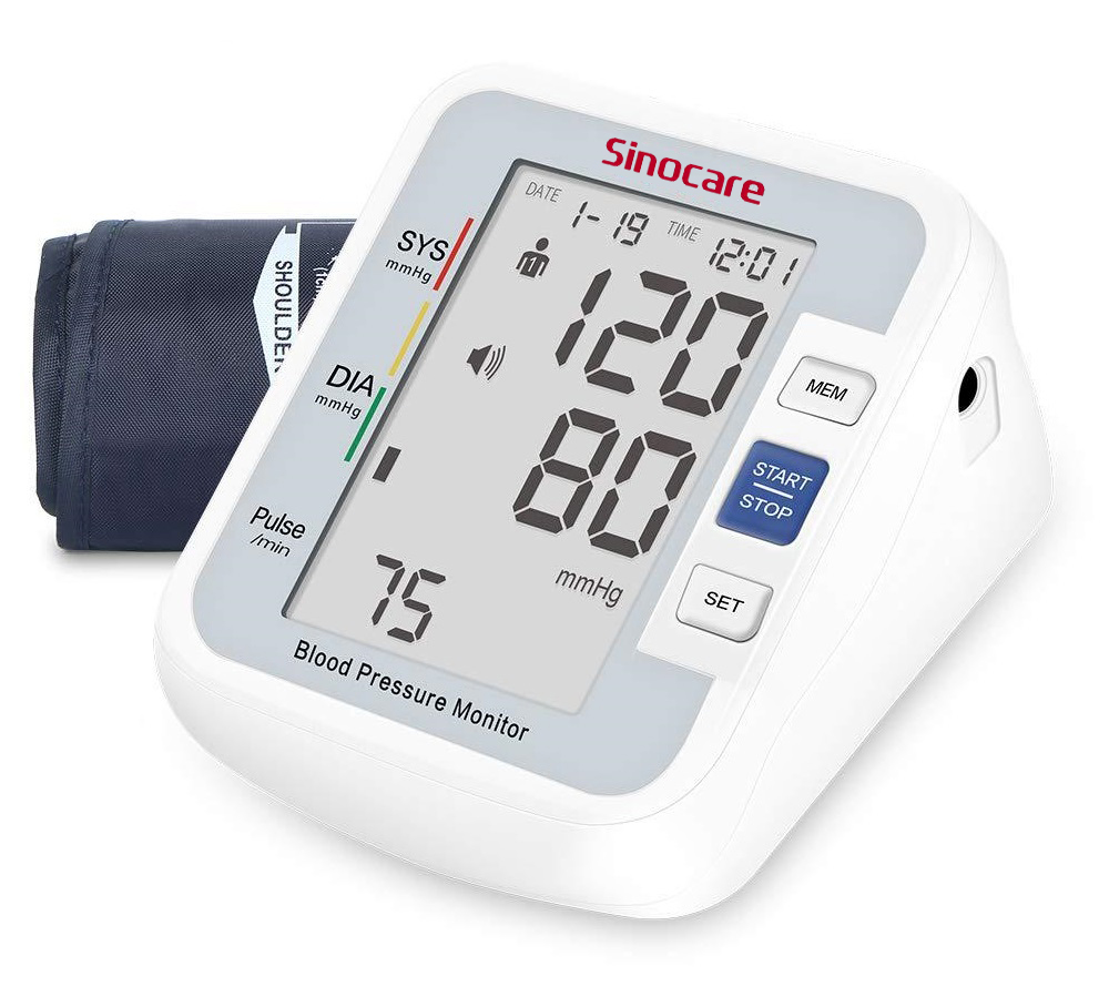 Máy đo huyết áp điện tử bắp tay Sinocare BA-801 Đức + Tặng bộ đổi nguồn ( Adapter )
