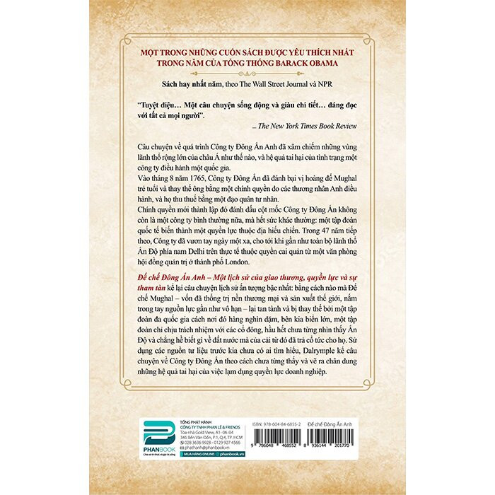 Đế Chế Đông Ấn Anh - Một Lịch Sử Của Giao Thương, Quyền Lực Và Sự Tham Tàn - William Dalrymple - Trần Trọng Hải Minh dịch - (bìa mềm)