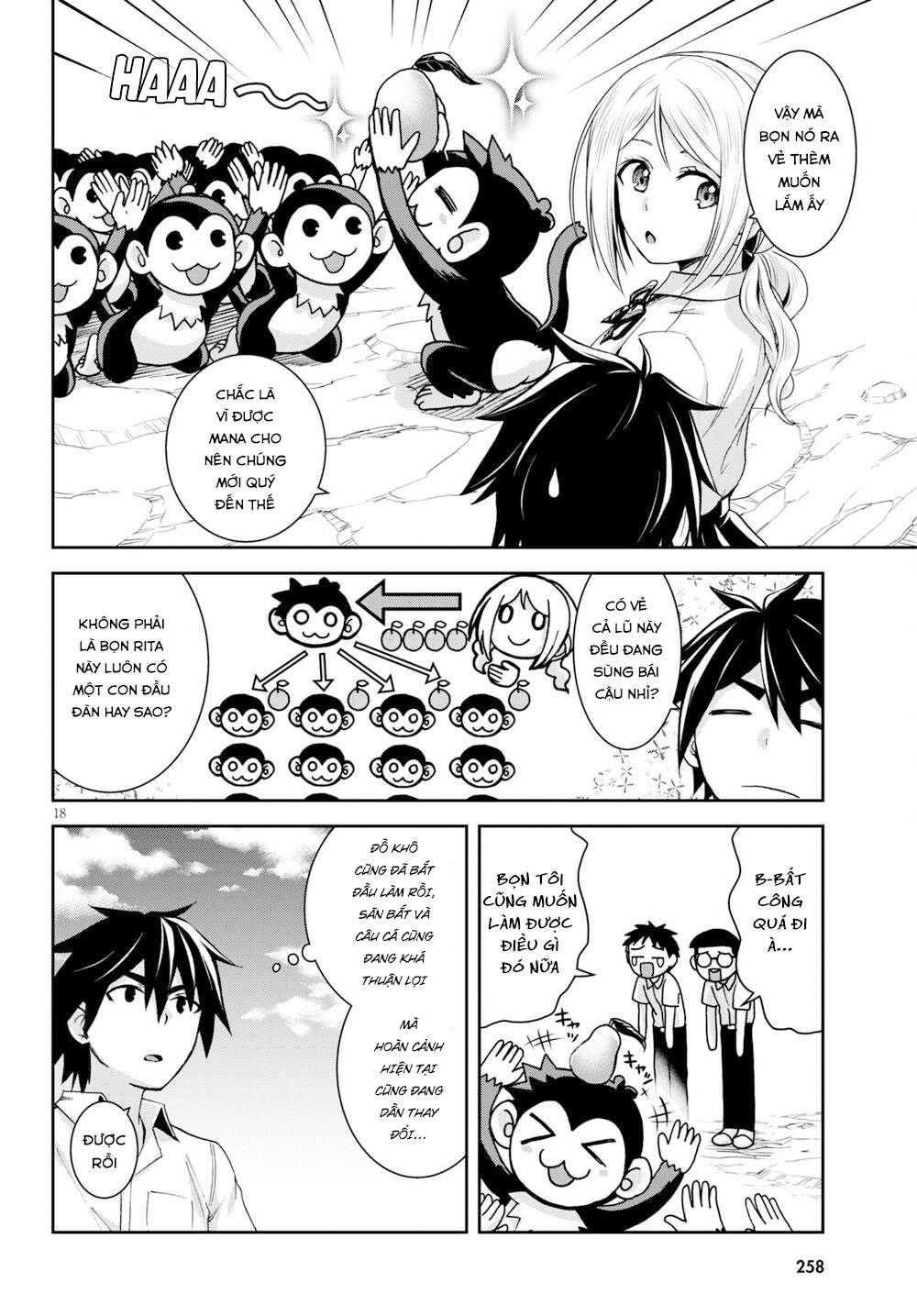 isekai yurutto survival seikatsu: gakkou no minna to isekai no mujintou ni tenishitakedo ore dake chapter 12 18