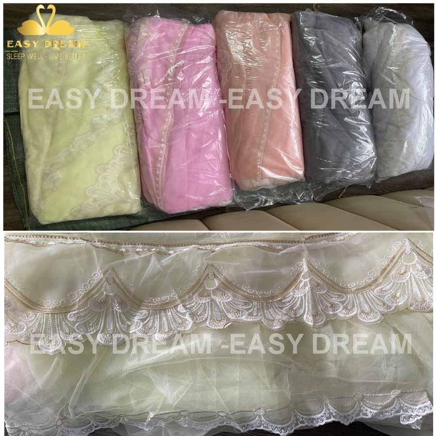 Mùng khung không khoan tường cao cấp EASY DREAM -Màn ngủ chống muỗi kiểu dáng công chúa hiện đại mẫu mới