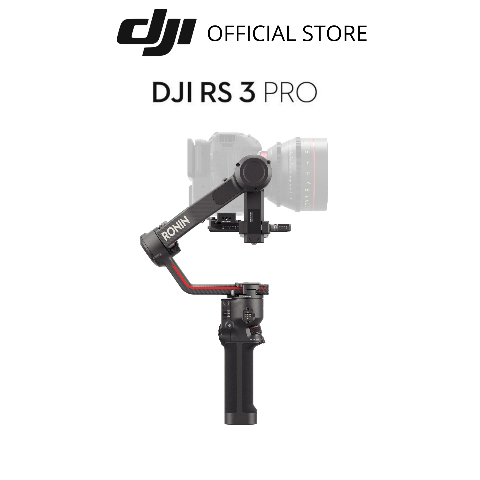 Gimbal máy ảnh DJI RS 3 PRO cho camera DSLR Mirrorless chống rung ổn định tải trọng 4,5kg (DJI RS3 PRO) - Hàng chính hãng