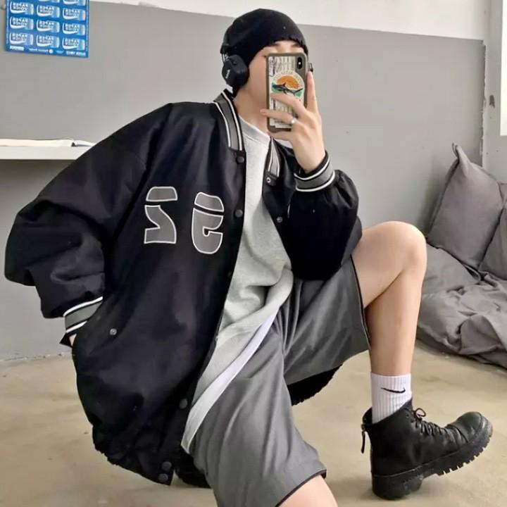 ÁO KHOÁC DÙ Ngoại Bomber 2 Lớp lót Das